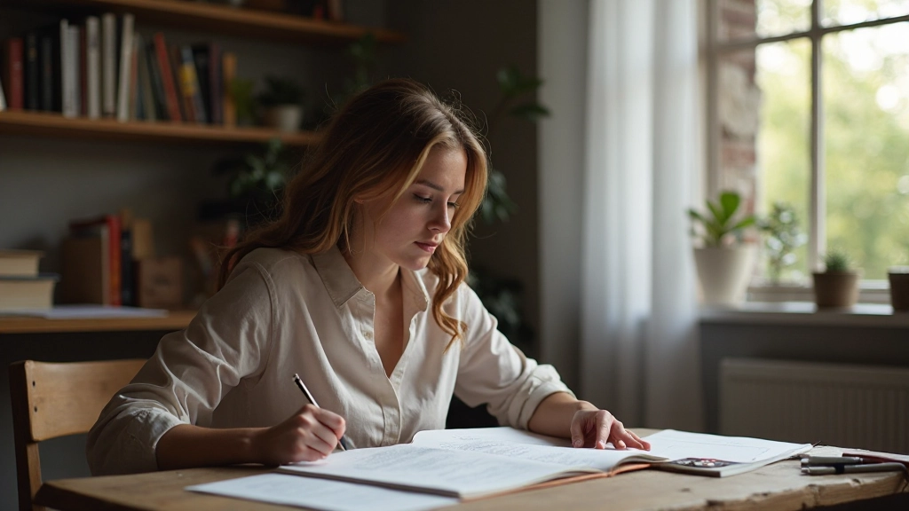Taalstudent onderzoekt linguïstische structuren en grammaticale patronen in onderwijsmilieu